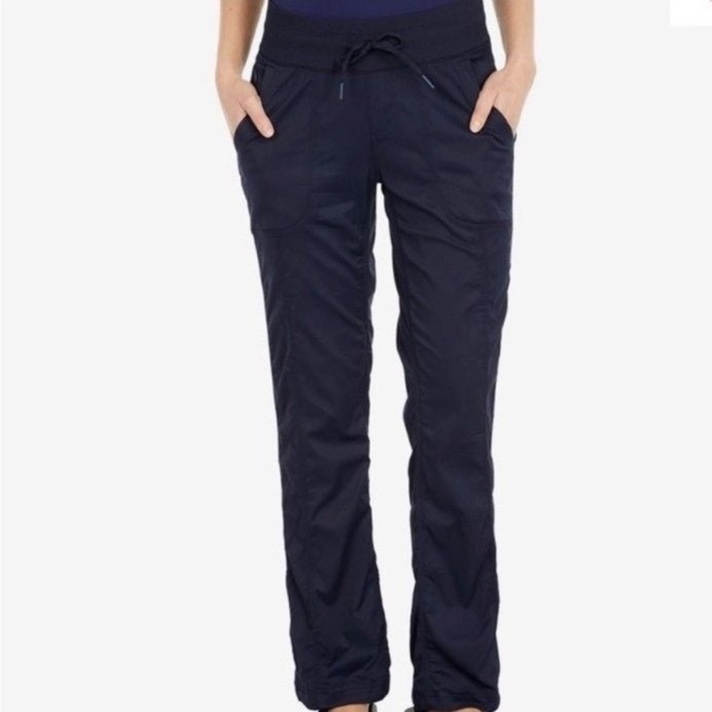 The North Face Aphrodite 2.0 Pants Womens M Reg Navy Blue Hiking FlashDry NEW